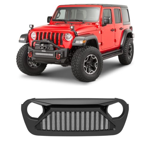 Jeep Wrangler JL Front Grille Angry Bird [Type-1] Thumbnail