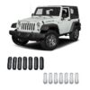 Jeep Wrangler JK Mesh Grille Inserts - Type 1 Thumbnail