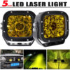 Universal Laser LED Work Light 5″ 50W Thumbnail
