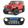 Jeep Wrangler JL Front Grille With LED Light Bar Thumbnail