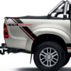 Toyota Hilux 2015+ Αυτοκόλλητο Πίσω Πλαϊνό [Logo 4x4 Off Road], Αυτοκόλλητο, Λογότυπο, πίσω πλαϊνό, logo, side, sticker