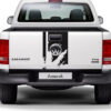 Volkswagen Amarok 2010+ Αυτοκόλλητο Πίσω Πόρτας [Logo Splash], Αυτοκόλλητο, Λογότυπο, logo, rear door, sticker
